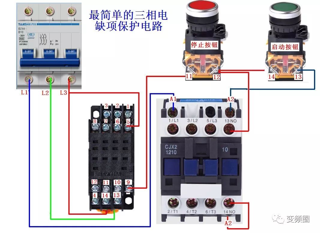 105例电气实物接线高清彩图，一看就懂，简单直观！的图33