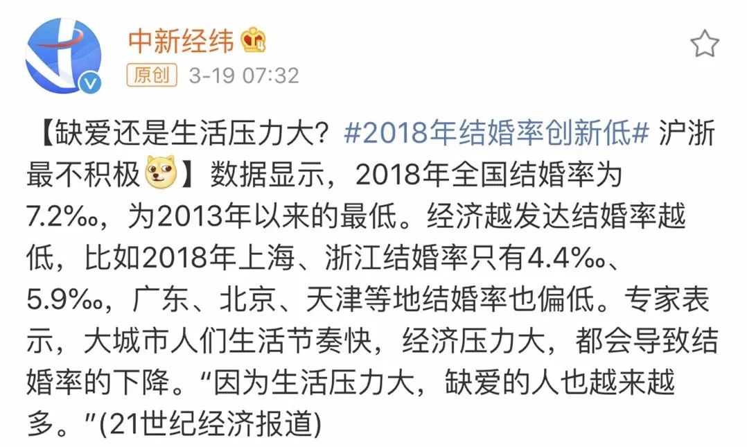 如何追女生？  1000人僅4人結婚？！上海結婚率創新低！原因竟是... 情感 第5張