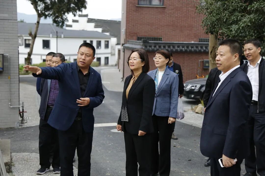 区人大副主任李国梅到戴村调研