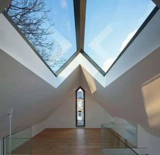 搭配造型多样的天窗,时尚而富有诗意.