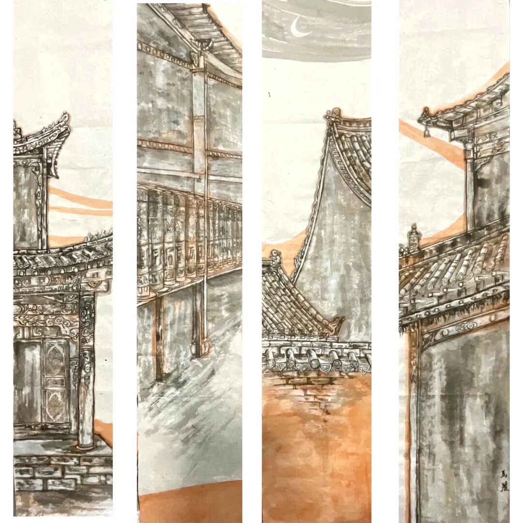 基层艺讯丨“印象草原 溢彩北疆”锡林郭勒盟2025年美术写生采风作品展明日开展 第12张