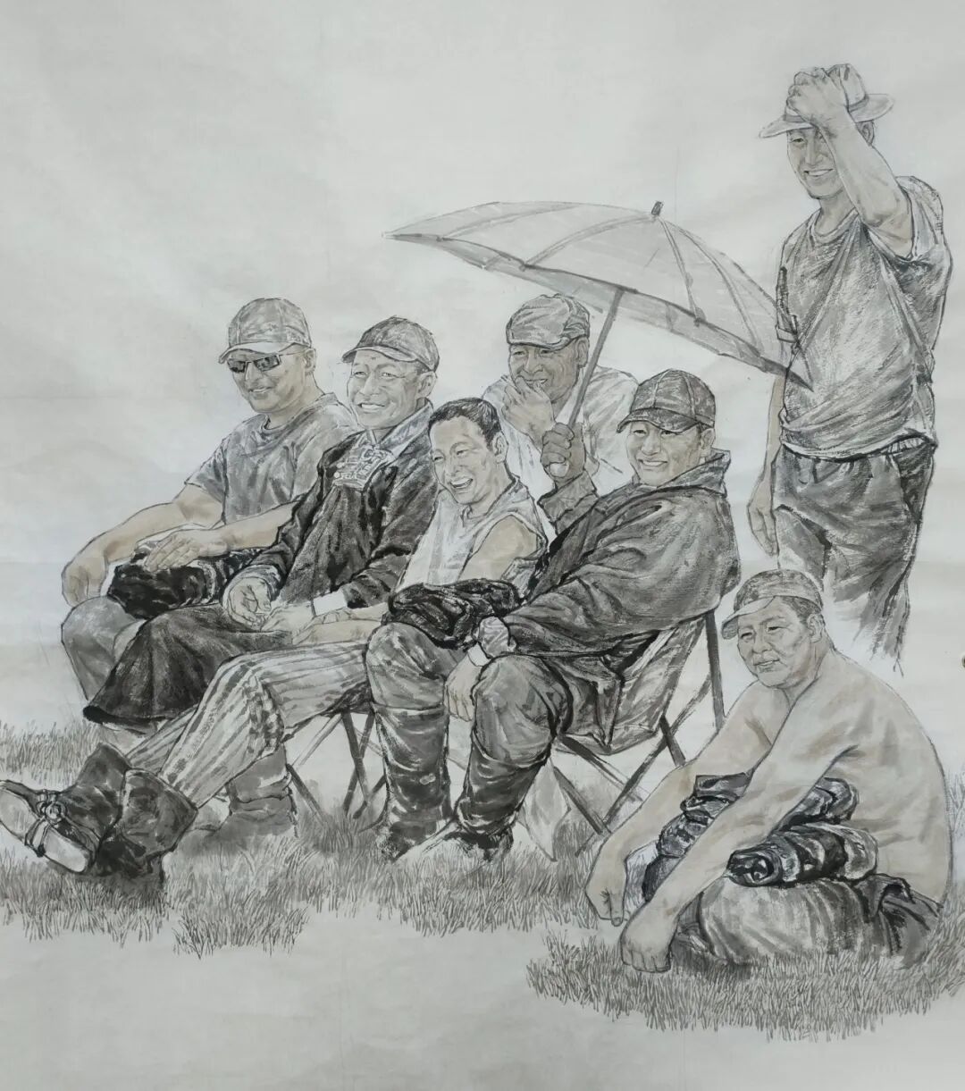 基层艺讯丨“印象草原 溢彩北疆”锡林郭勒盟2025年美术写生采风作品展明日开展 第9张