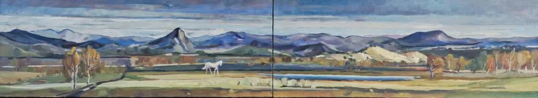 基层艺讯丨“印象草原 溢彩北疆”锡林郭勒盟2025年美术写生采风作品展明日开展 第7张