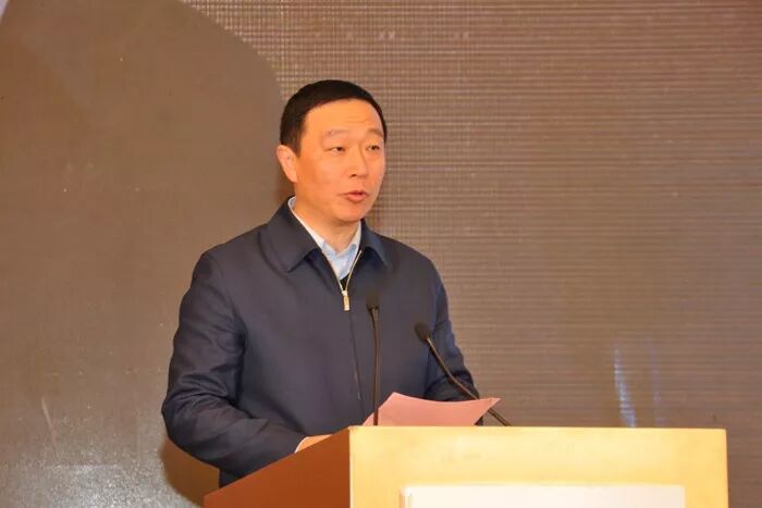 ▲顾小平书记致辞