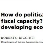 新文推介 | JOIE：政治制度如何影响财政能力？解释发展中经济体的税收