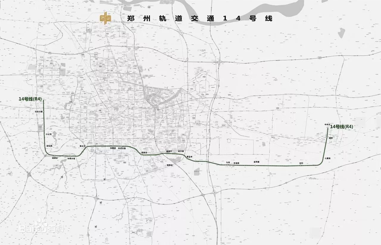 地铁12号线起点位于南曹片区规划豫一路与祥瑞路交叉口,沿祥瑞路—经