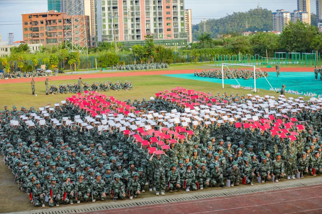 惠州城市職業學院2021年新生軍訓