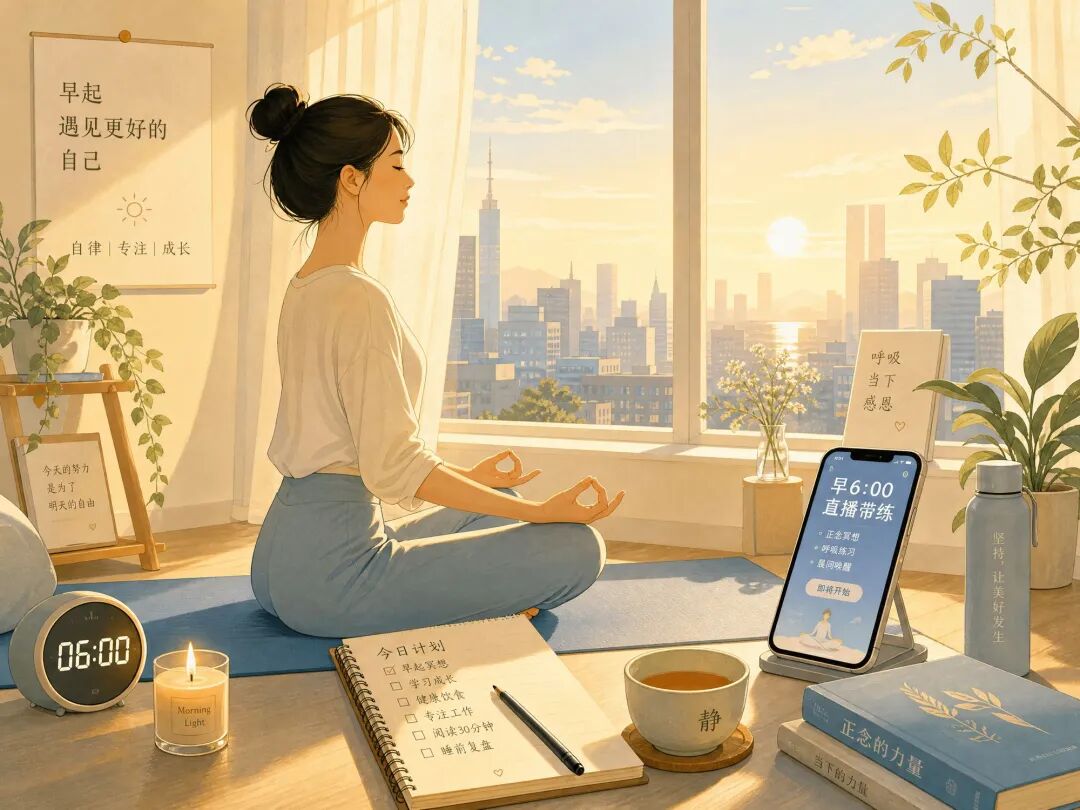 正念练习场景-早晨带练