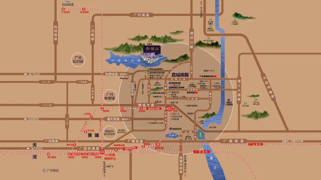 增城在售别墅【百花山庄】在售户型308㎡~1208㎡，单价1字头！