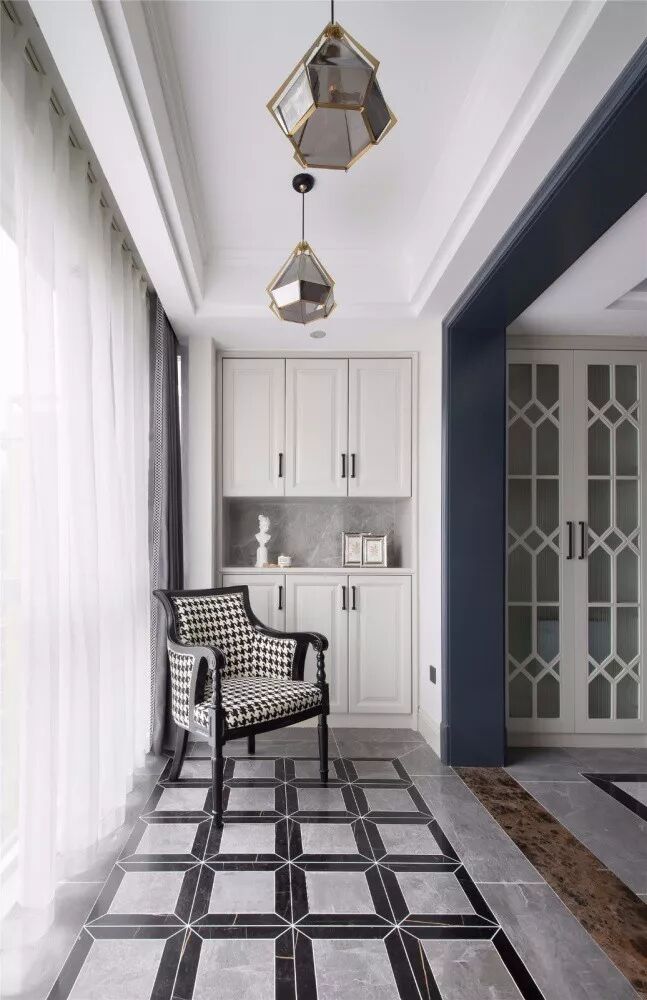 140㎡新房簡單裝，陽台玄關真氣派，進門就被驚艷到了！ 家居 第4張