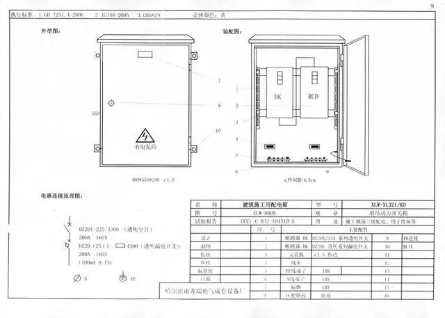 【分析】从变压器到配电箱！临时用电线路接法和配电箱配置标准图的图44