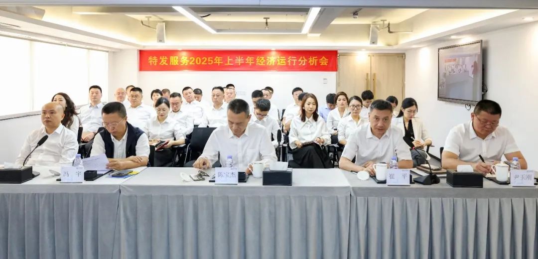 新闻 | 众志砺行 征程共赴——特发服务2025年上半年经济运行分析会召开