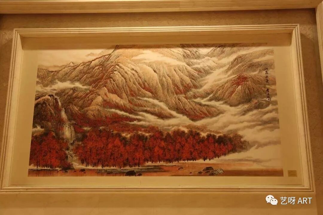 与时代气氛相呼应卢志学的山水画