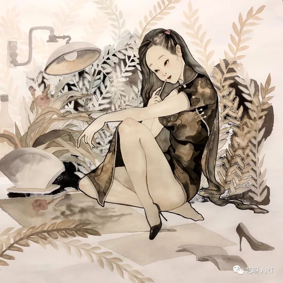 「女画家」汉风古韵 幻化浮生——金格格作品欣赏