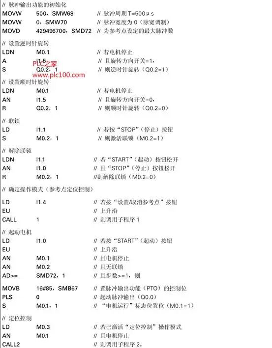 西門子PLC集成脈沖輸出通過步進(jìn)電機(jī)進(jìn)行定位控制的圖7