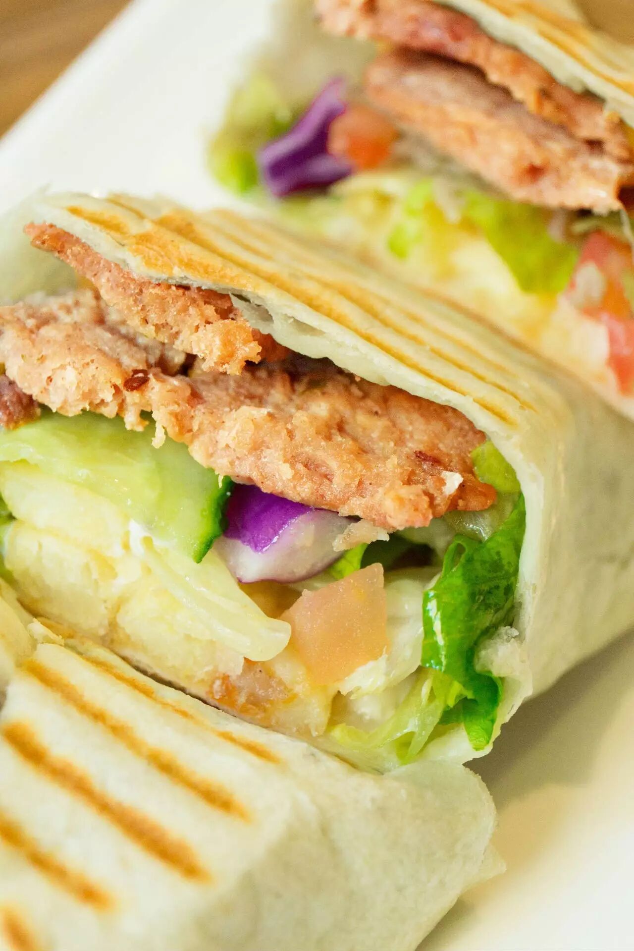 土耳其烤肉卷 别看它的品相要看我的吃相!