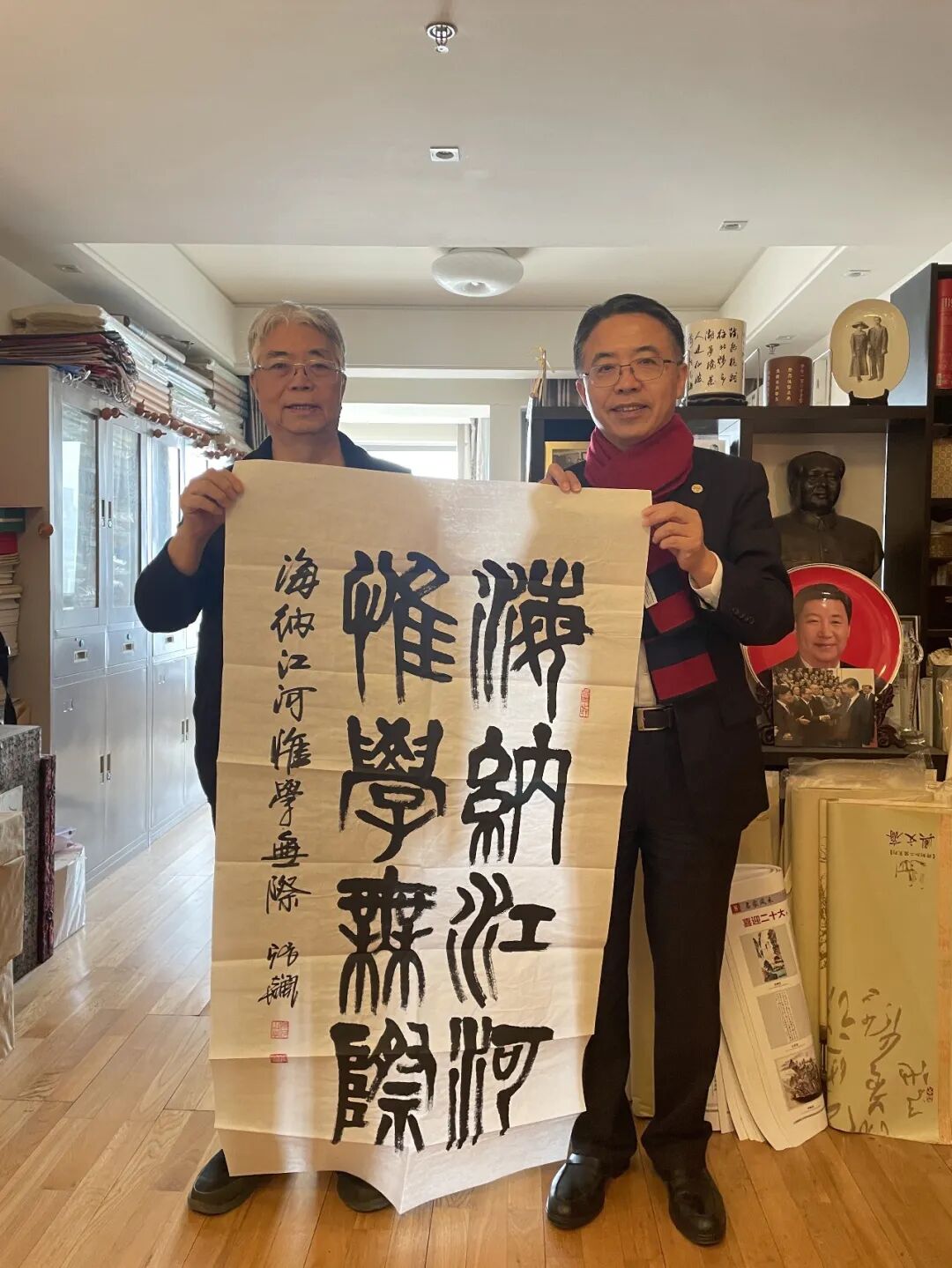 书法名家张飙书赠ZIBS