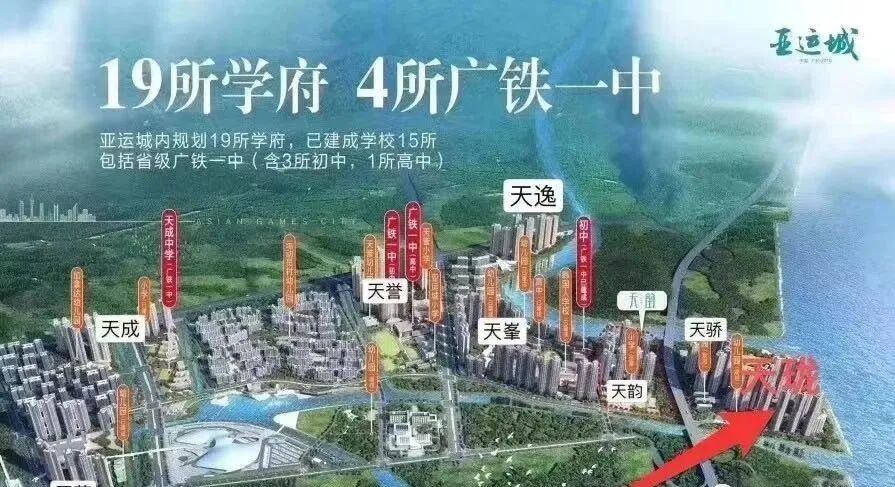 番禺亚运城天逸在售户型有哪些？周边教育怎么样？