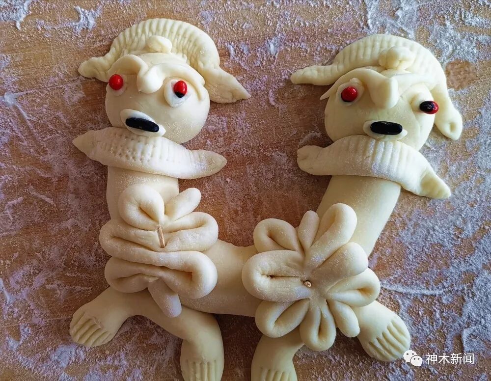 一大波卡通面人来袭七月十五神木巧媳妇捏面人