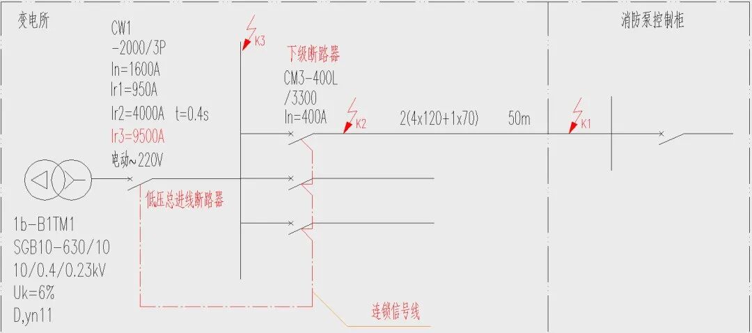 低压总断路器的短路保护需要如何整定，才能避免出现越级跳闸呢？的图5