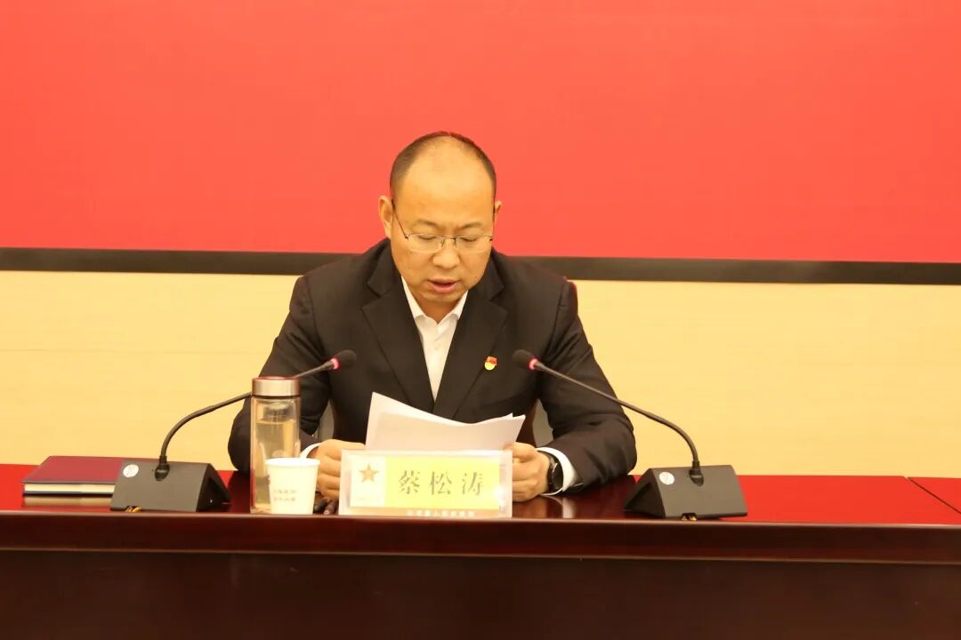 开封市委常委,县委书记,人武部党委第一书记蔡松涛,县委副书记丁向东