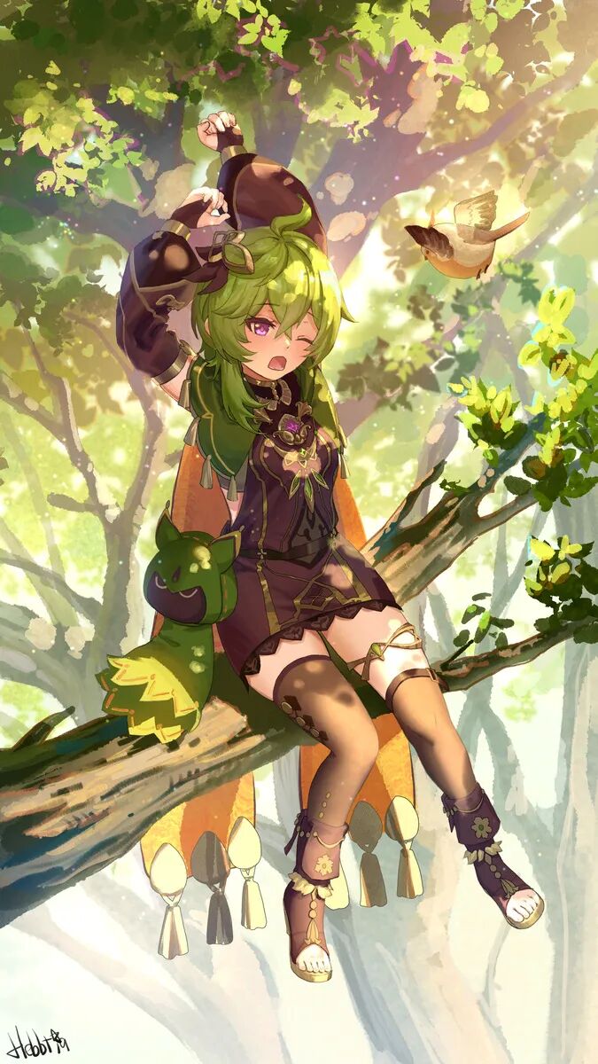 原神每日美图:赛诺前辈又让我帮他打掩护了