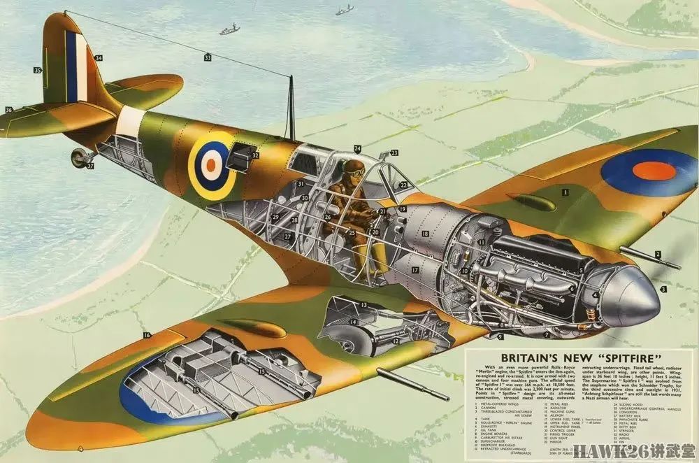 英国“喷火”战斗机传奇一生 打满二战全场 中东战场上演自相残杀的图8