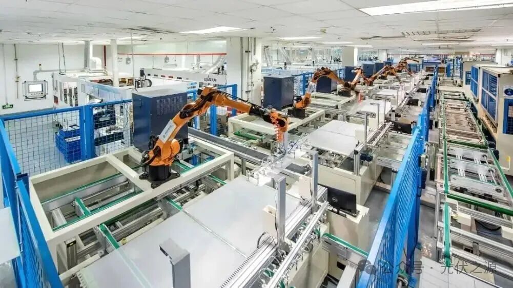 一家Trina Solar制造工厂。