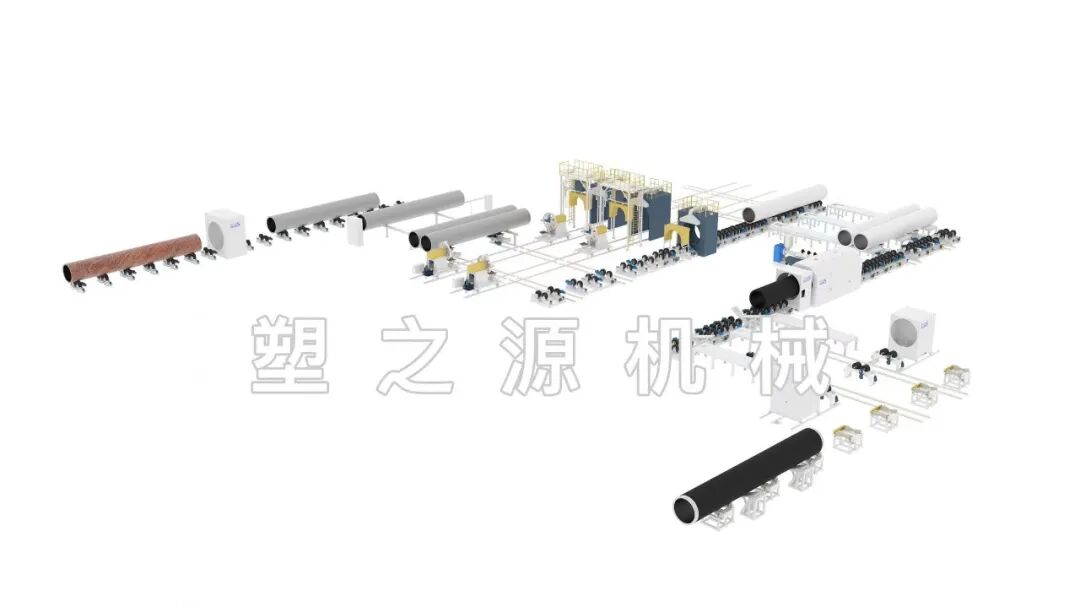 PE1620聚氨酯连续（间歇）喷涂缠绕生产线(图6)