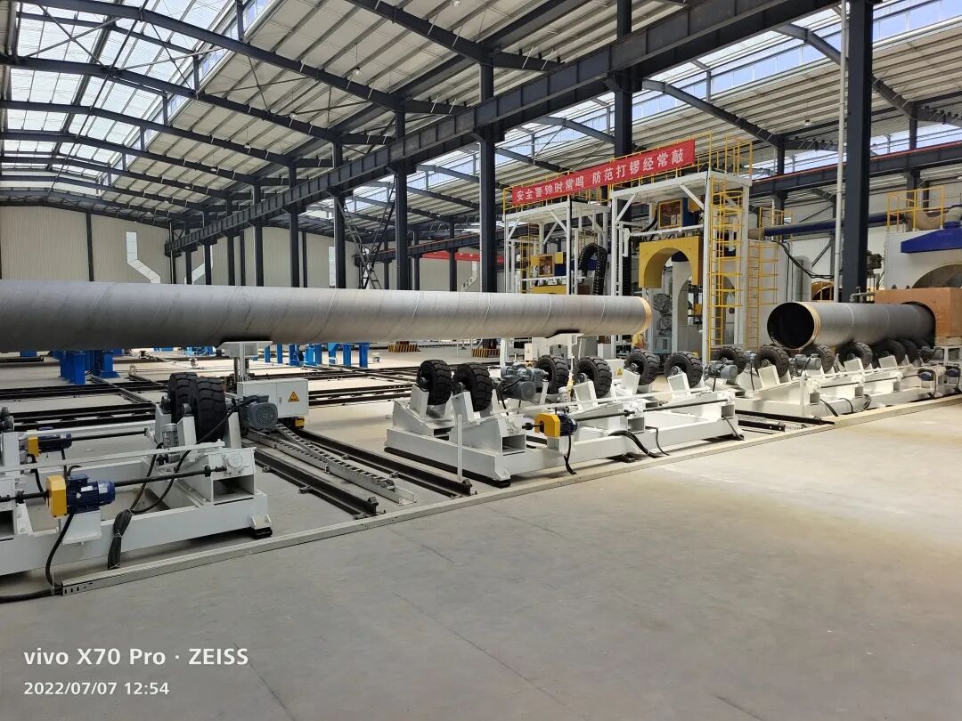 PE1620聚氨酯连续（间歇）喷涂缠绕生产线(图8)