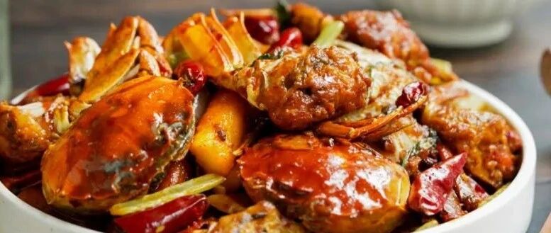 用4只螃蟹拌出的泡面，是什么味道？