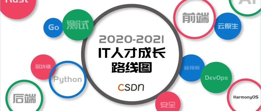 CSDN《IT人才成长路线图》重磅开源！60+ 专家，13 个技术领域，绘出 35 张图谱