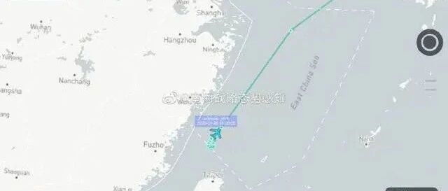 美军机逼近福建领海基线仅40海里 解放军宣布封海演习