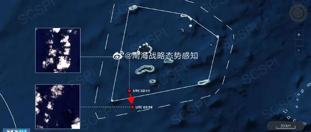 擅闯西沙美舰卫星图曝光，054A护卫舰紧随驱离！中方这些措辞不一般