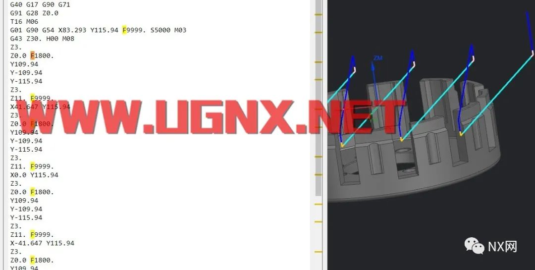 ug后处理快速输出g01模式怎么解决