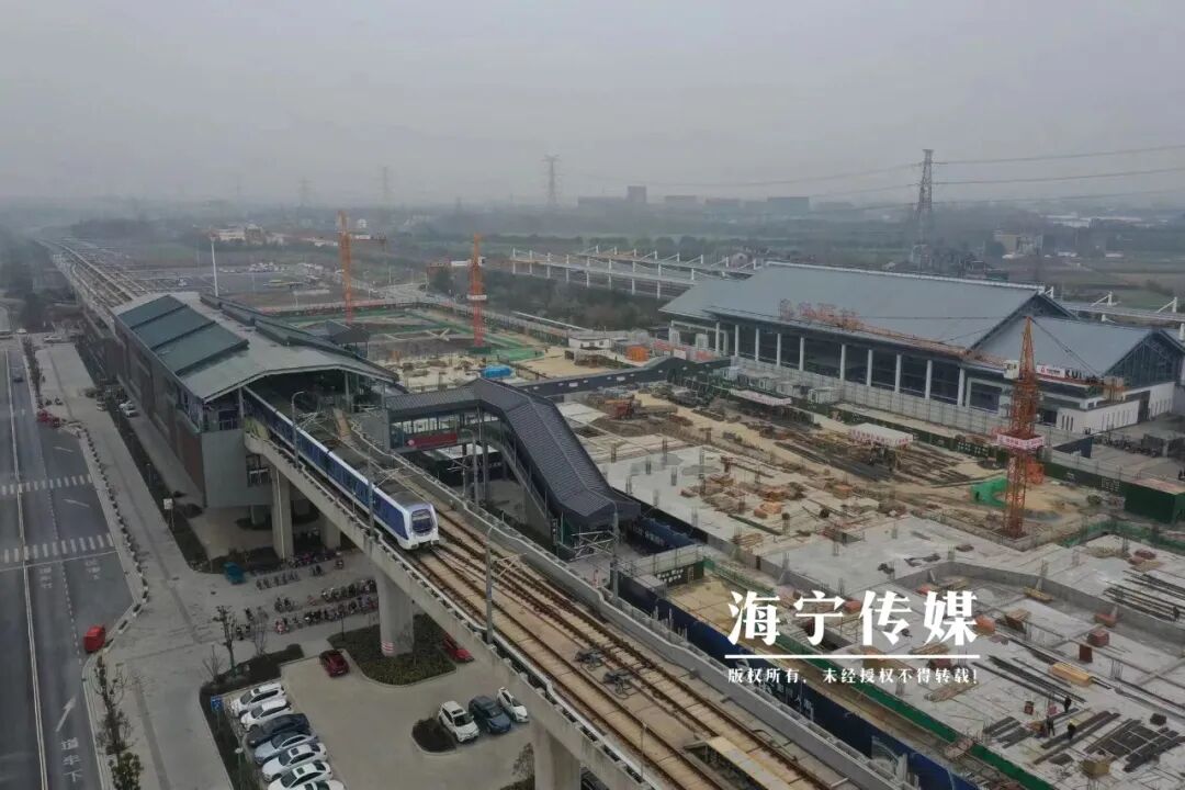 总投资约3亿元海宁这里将实现两站合一站内换乘主体工程何时完工