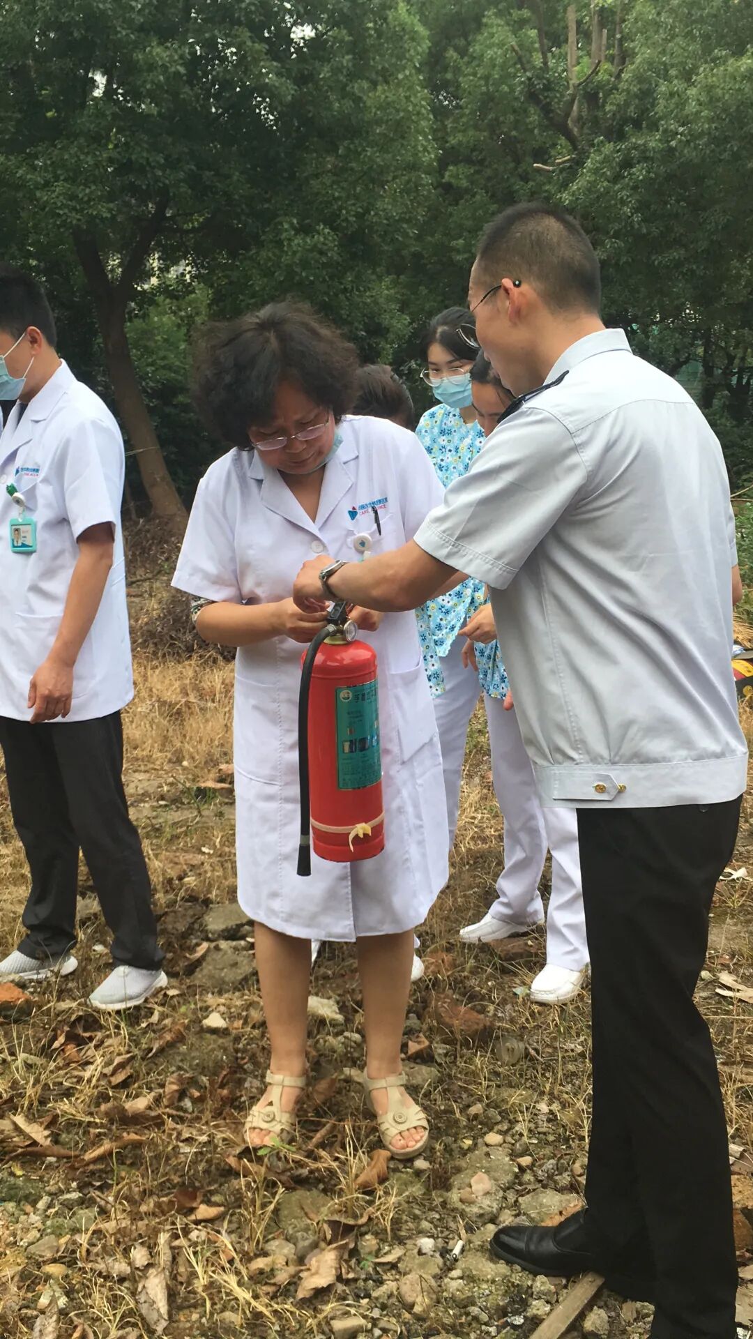 金华顾连金帆康复医院开展消防应急灭火疏散演练