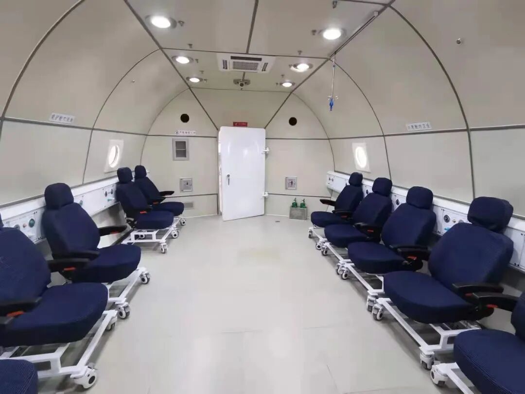 金华顾连金帆康复医院高压氧治疗中心内景