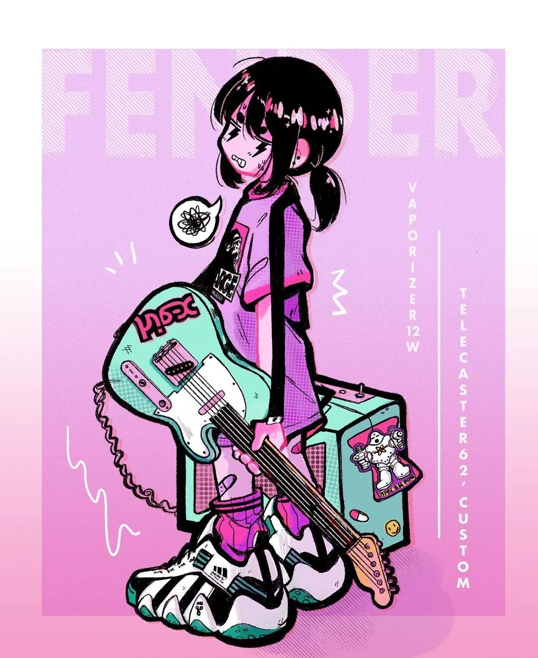 壁纸 这个漫画家创作的可爱人物都喜欢穿 老 鞋 Yoho潮流志 微信公众号文章阅读 Wemp