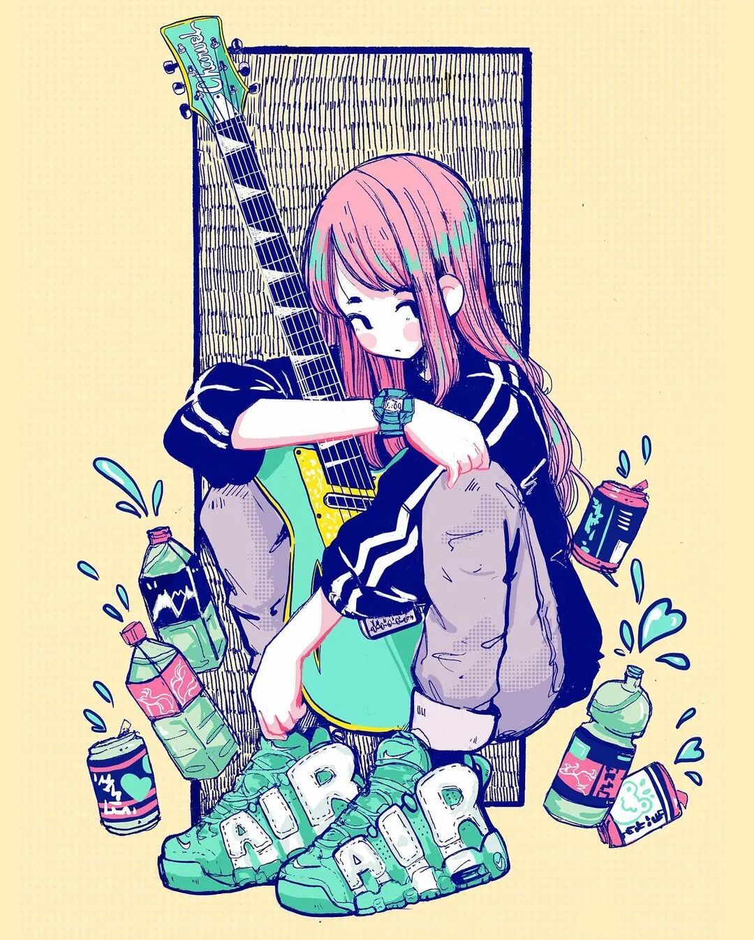 壁纸 这个漫画家创作的可爱人物都喜欢穿 老 鞋 Yoho潮流志微信公众号文章