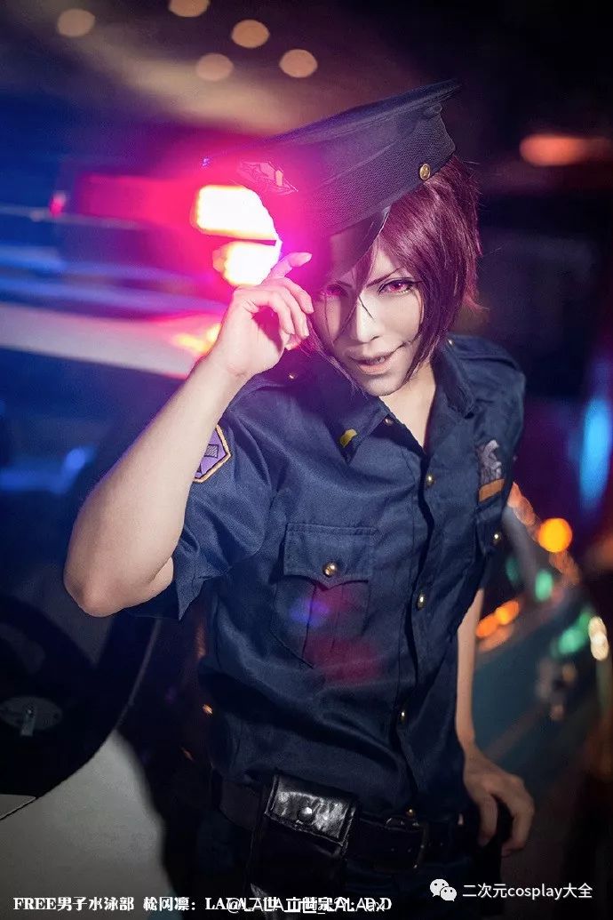 《FREE男子遊泳部》山崎宗介，松岡凜二期ED警服cos 動漫 第5張