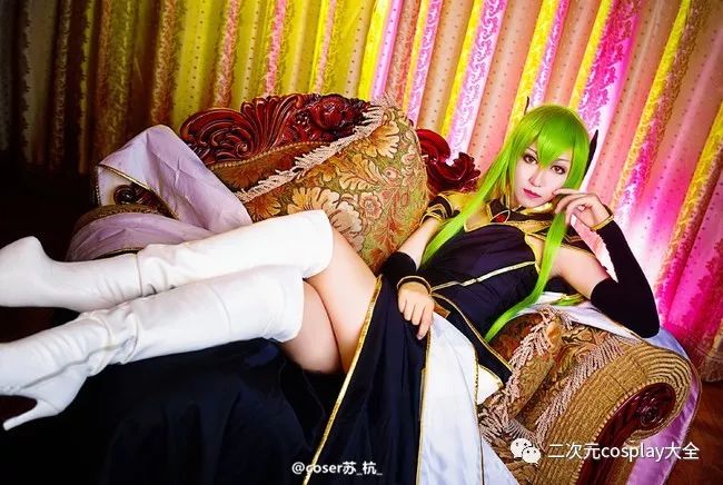 《Code Geass 反叛的魯路修》 C.C.，優雅美麗御姐腿玩年cos 動漫 第2張