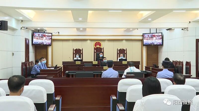 阳西县法院公开开庭审理黄某尤涉嫌贪污罪一案