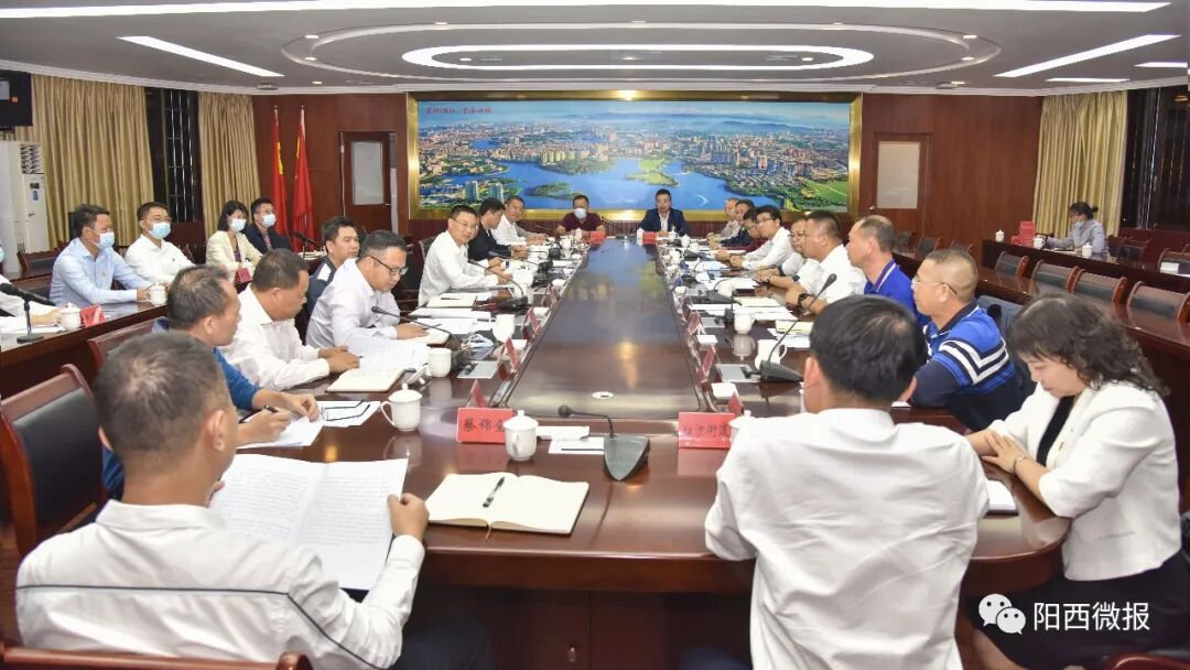 黄家新率队到江城区考察交流