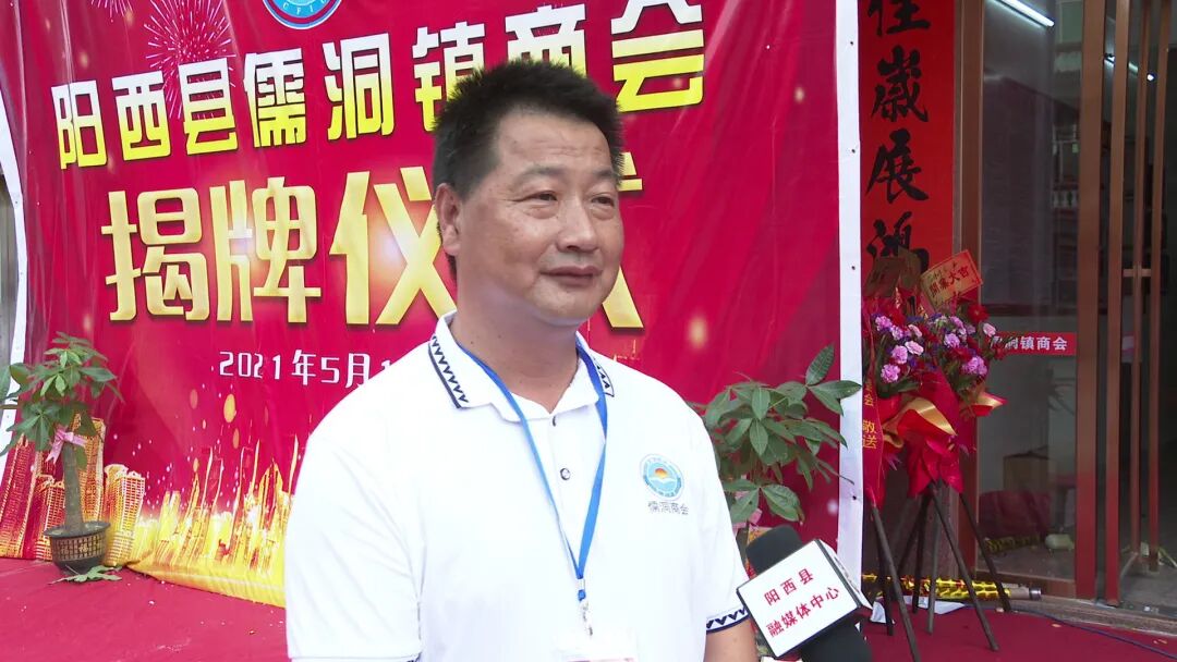 阳西县儒洞镇商会举行揭牌仪式