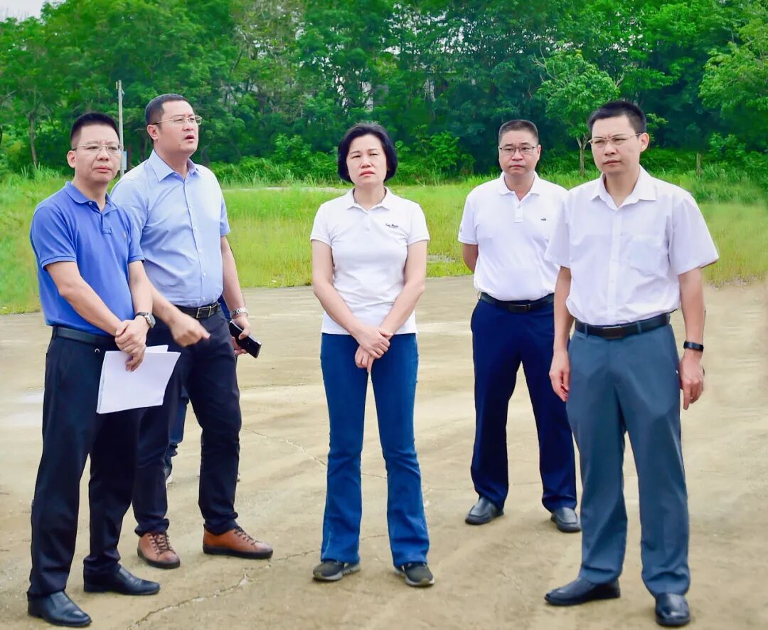 张秀洁黄家新调研重点项目建设工作 -阳西县人民政府网站