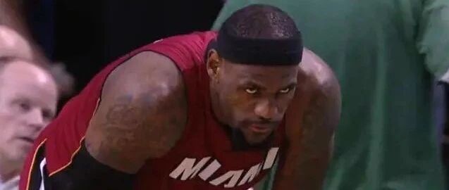 NBA五大球星的死亡之瞳，哪个更让人胆寒？乔丹科比有杀气