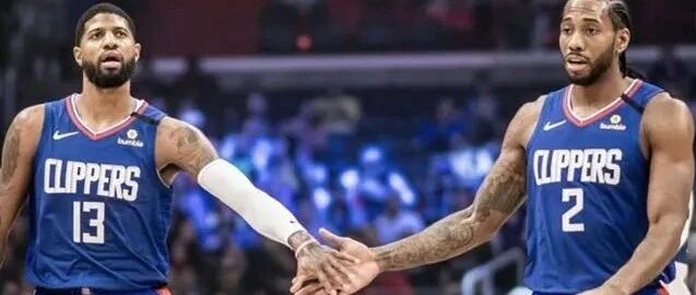 NBA球员身体差距有多大？在伦纳德大手面前，乔治的手像小学生