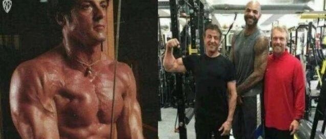 打NBA的才是真正的肌肉男！泰森在300斤奥尼尔旁边一脸和蔼