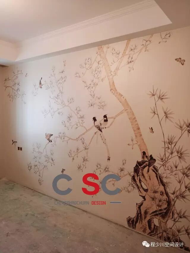 微观世界新中式顺驰城230平在施工地